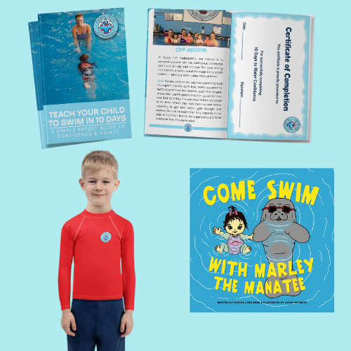 The Essential Bundle - RED SHIRT-Pediaquatics Swim Co.