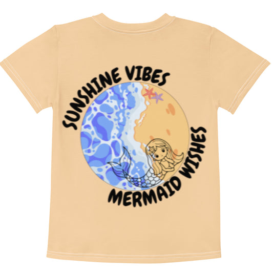 Sunshine Vibes | Mermaid Wishes Kids Tee-Pediaquatics Swim Co.