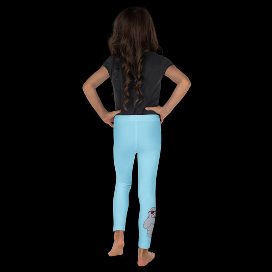Sky Blue Marley the Manatee Girls’ Play Leggings – SFPA Edition-Pediaquatics Swim Co.