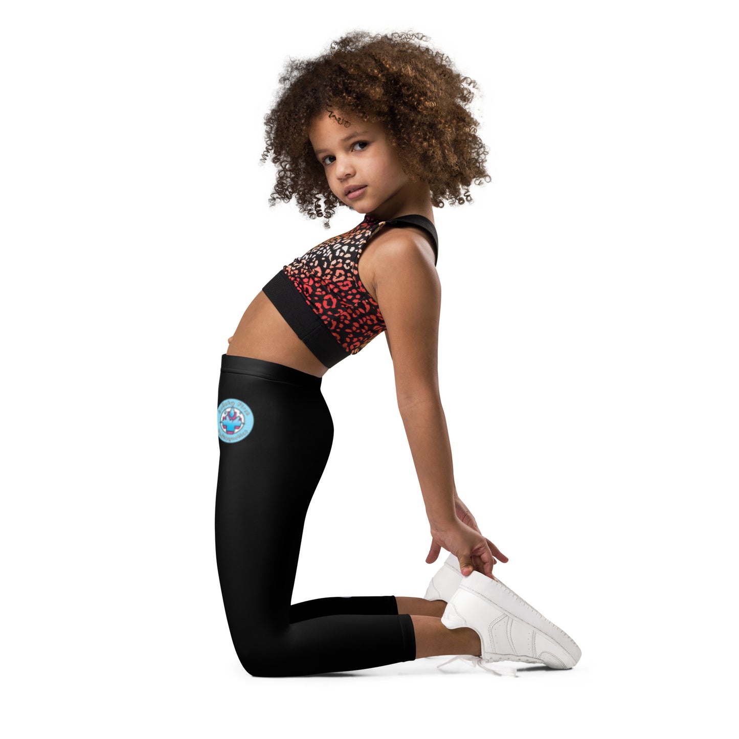 Black Marley the Manatee Girls’ Leggings – SFPA Edition-Pediaquatics Swim Co.