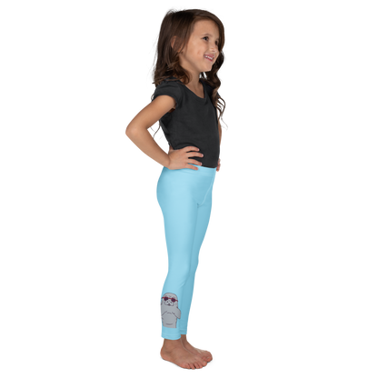 Sky Blue Marley the Manatee Girls’ Play Leggings – SFPA Edition-Pediaquatics Swim Co.