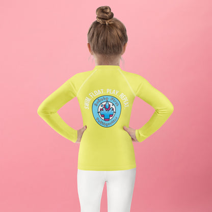 Safety First Pediaquatics Performance Rash Guard – NEON YELLOW-Pediaquatics Swim Co.