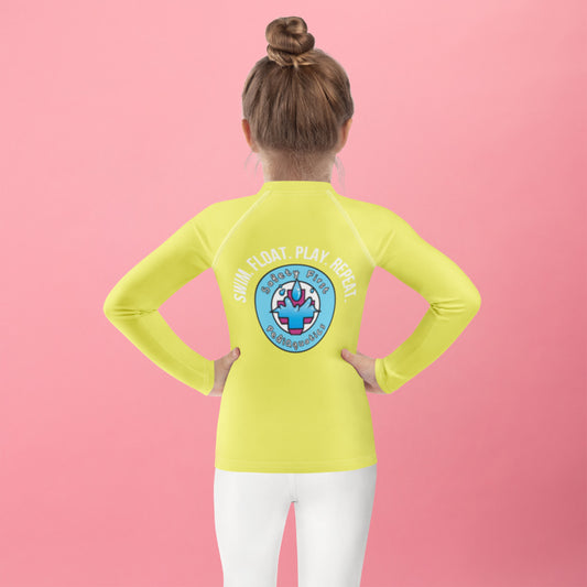 Safety First Pediaquatics Performance Rash Guard – NEON YELLOW-Pediaquatics Swim Co.