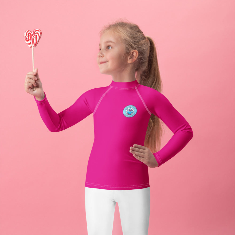 Safety First Pediaquatics Performance Rash Guard – PINK-Pediaquatics Swim Co.