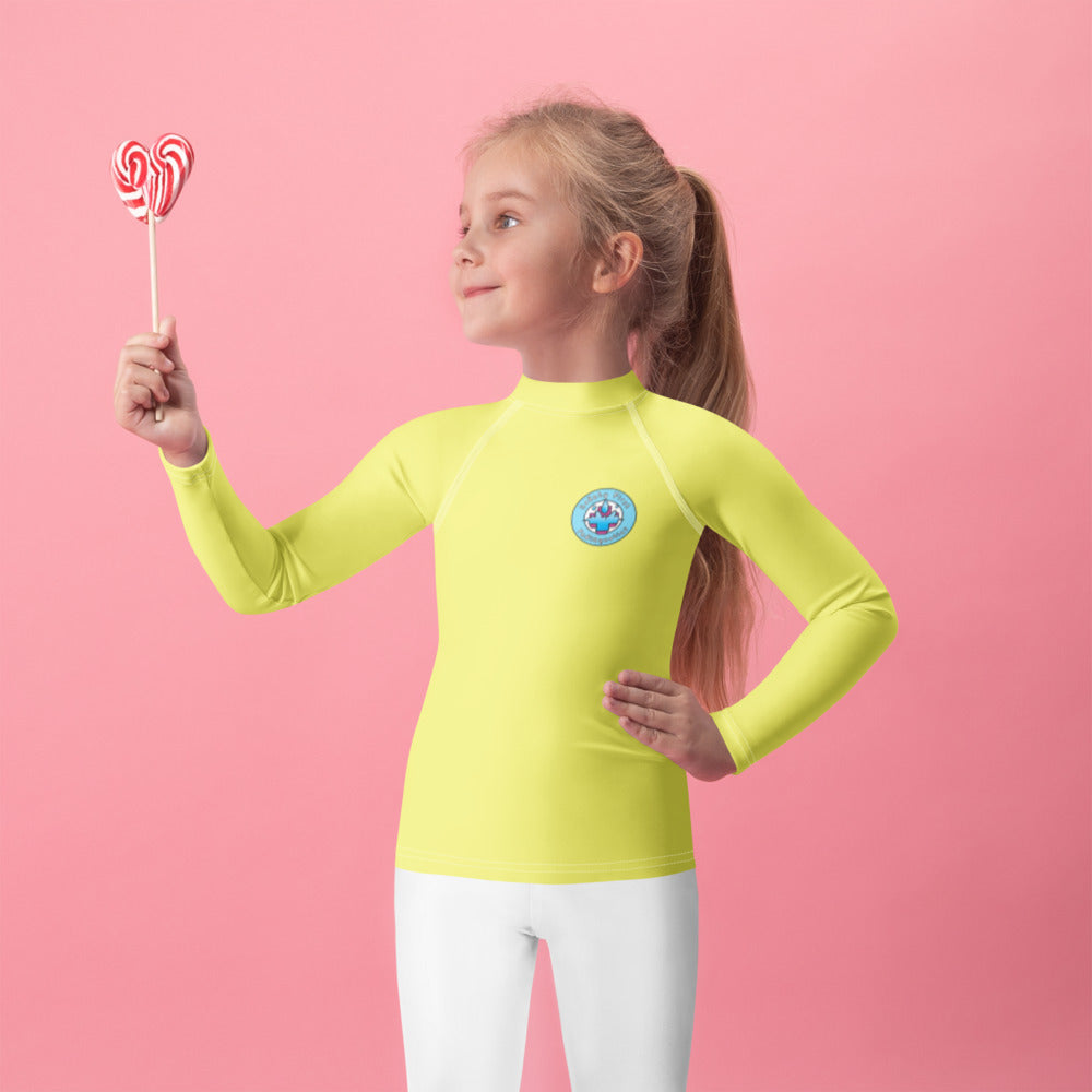 Safety First Pediaquatics Performance Rash Guard – NEON YELLOW-Pediaquatics Swim Co.