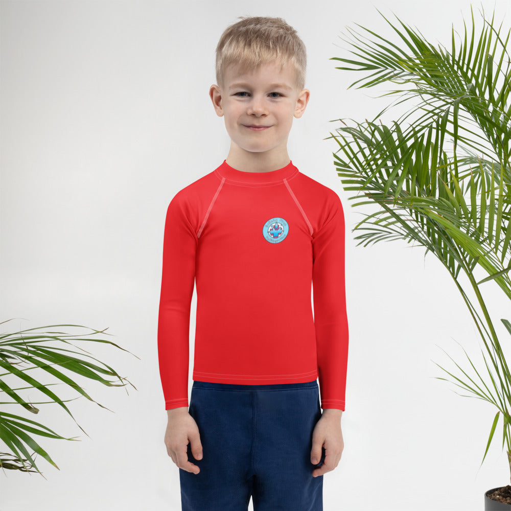 Safety First Pediaquatics Performance Rash Guard – RED-Pediaquatics Swim Co.