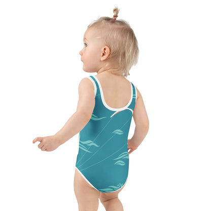 Ride the Wind – Girls’ One-Piece Swimsuit-Pediaquatics Swim Co.