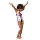Tiny Tropic Flamingo – Girls’ One-Piece Swimsuit-Pediaquatics Swim Co.
