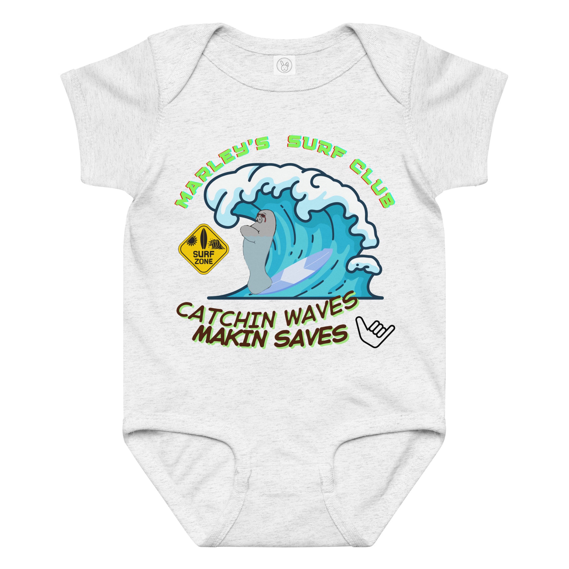 Marley’s Surf Club – Baby Onesie-Pediaquatics Swim Co.