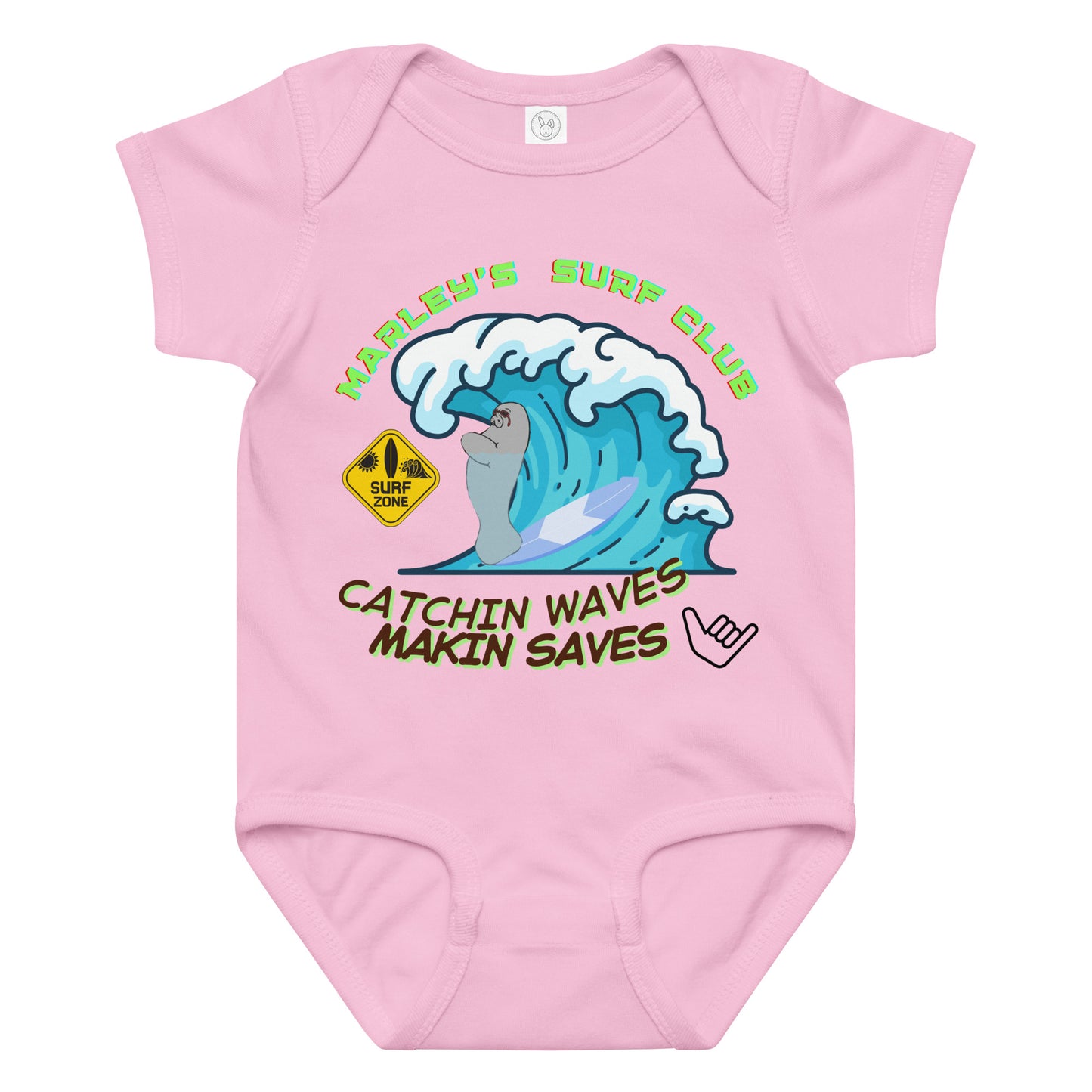 Marley’s Surf Club – Baby Onesie-Pediaquatics Swim Co.