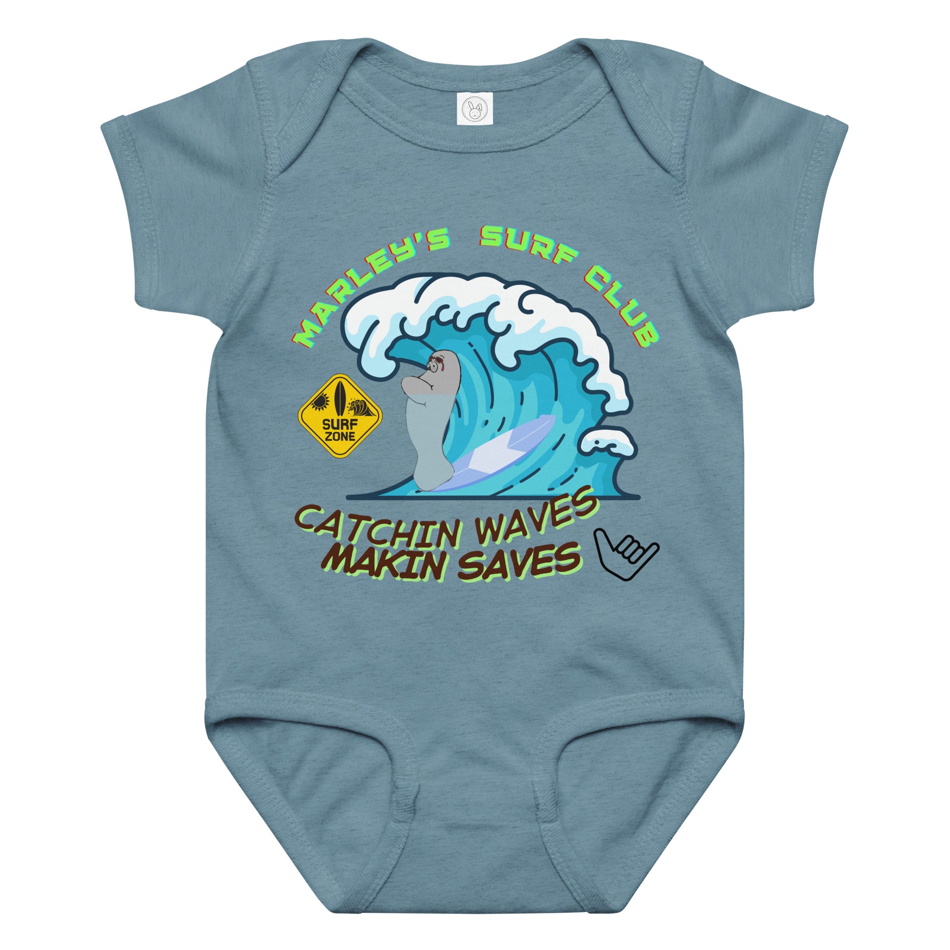 Marley’s Surf Club – Baby Onesie-Pediaquatics Swim Co.