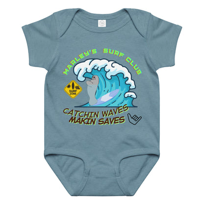 Marley’s Surf Club – Baby Onesie-Pediaquatics Swim Co.