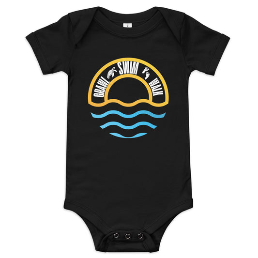 Crawl • Swim • Walk – Baby Onesie-Pediaquatics Swim Co.