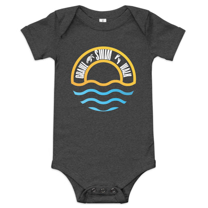 Crawl • Swim • Walk – Baby Onesie-Pediaquatics Swim Co.