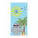 Marley the Manatee Beach Towel-Pediaquatics Swim Co.