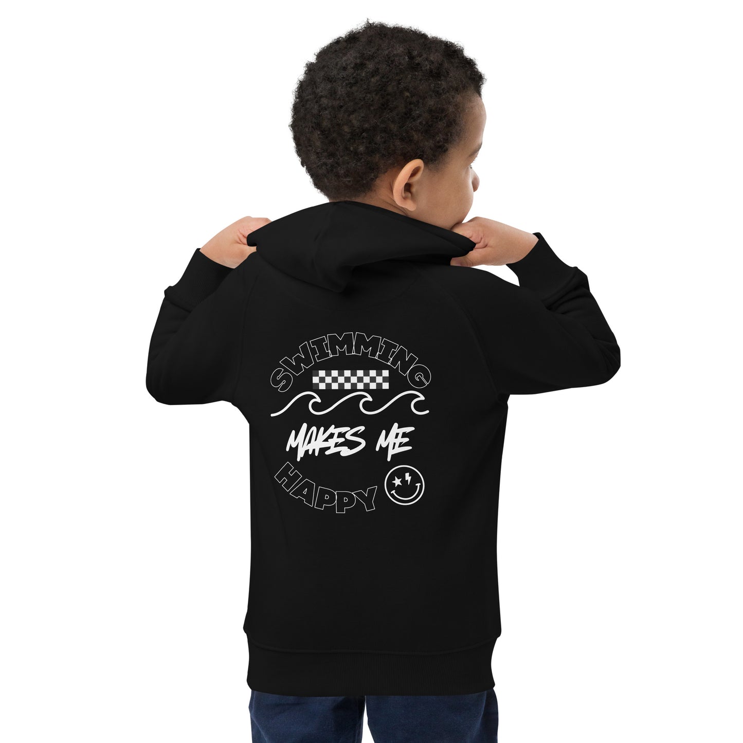 SWIMMING MAKES ME HAPPY HOODIE-Pediaquatics Swim Co.