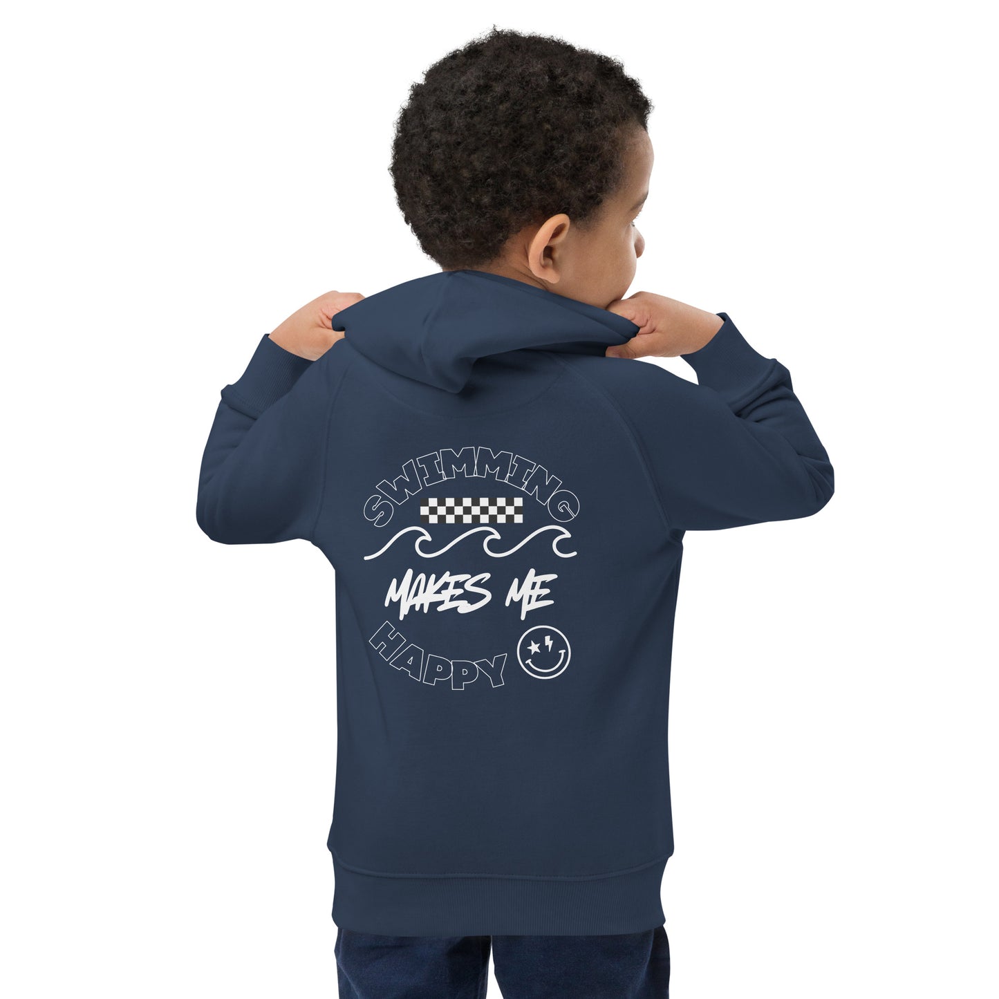 SWIMMING MAKES ME HAPPY HOODIE-Pediaquatics Swim Co.