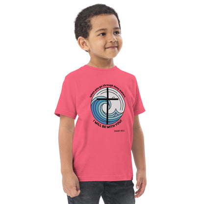 Deep Waters Faith Tee – Isaiah 43:2 Kids Edition-Pediaquatics Swim Co.