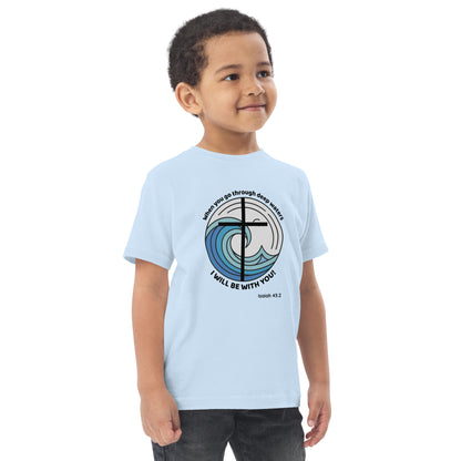 Deep Waters Faith Tee – Isaiah 43:2 Kids Edition-Pediaquatics Swim Co.