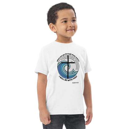 Deep Waters Faith Tee – Isaiah 43:2 Kids Edition-Pediaquatics Swim Co.